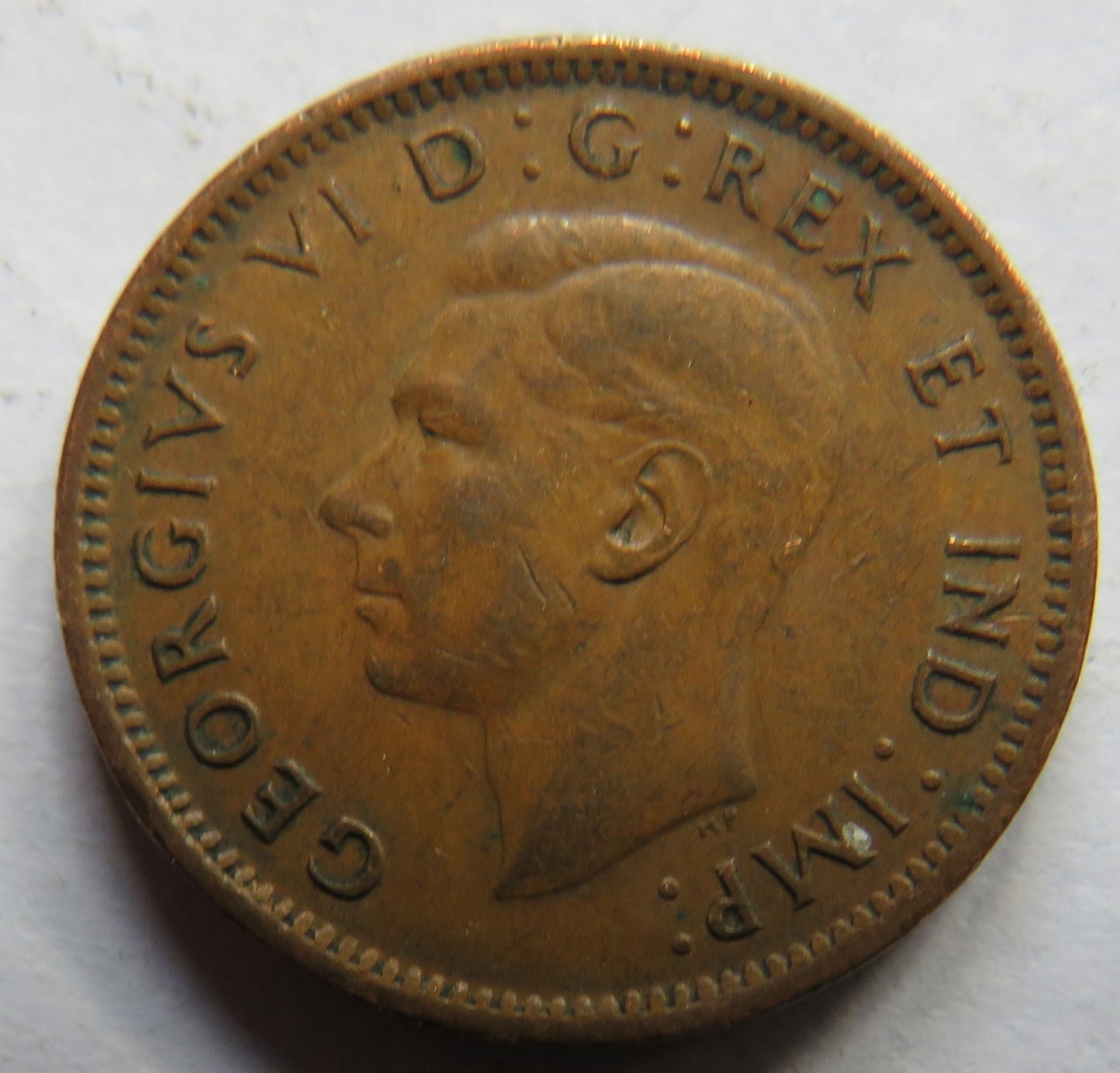 1946 King George VI Canada One Cent Coin