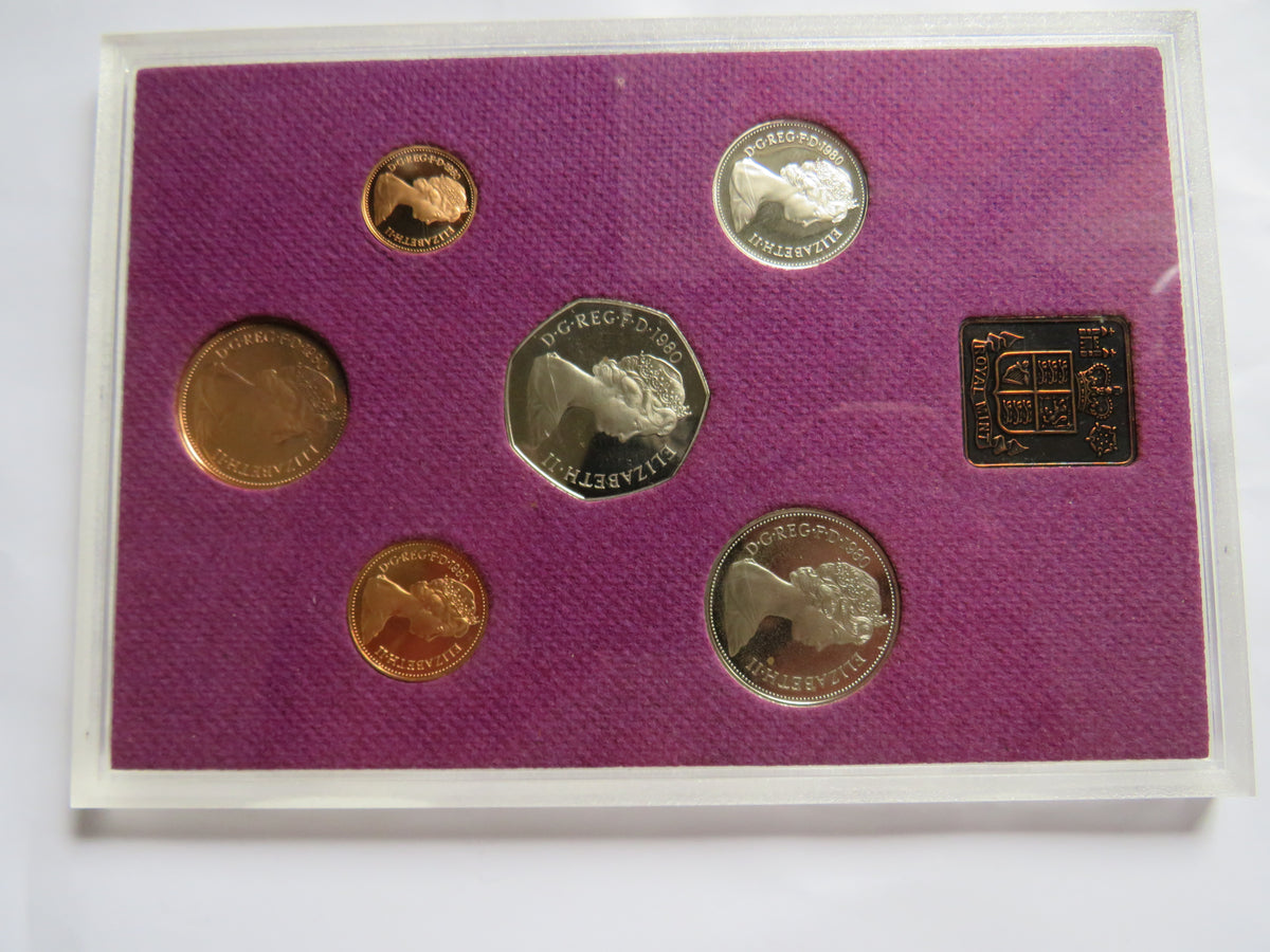 1980 The Coinage of Great Britain & Northern Ireland Proof Set By The Royal Mint