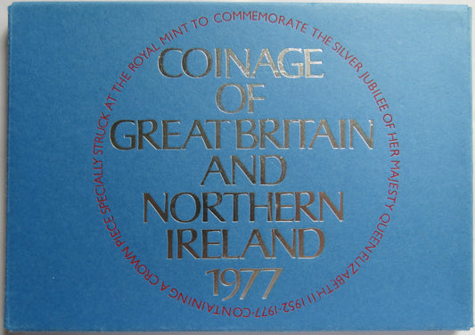 1977 The Coinage of Great Britain & Northern Ireland Proof Set By The Royal Mint image 1