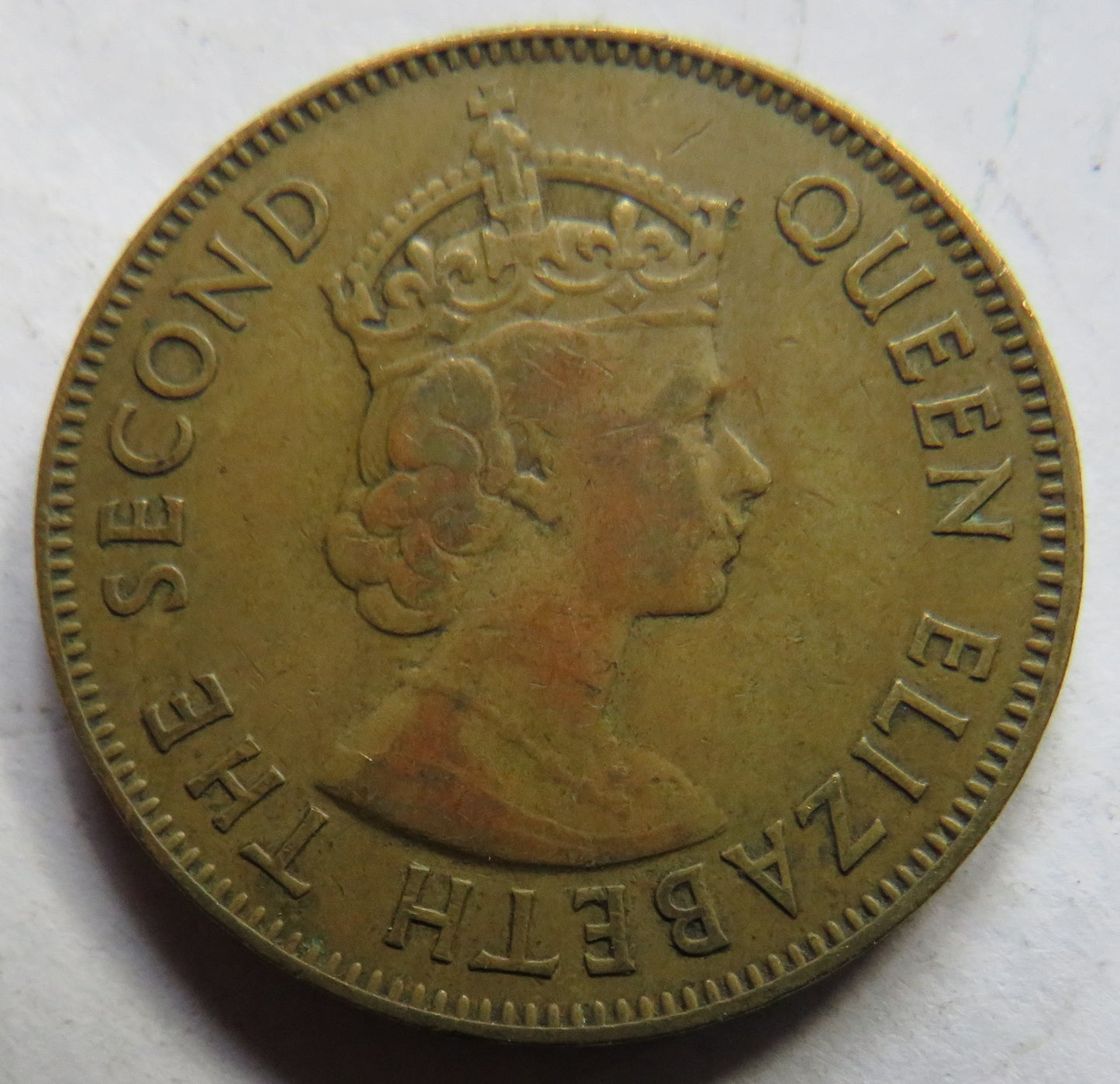 1962 Queen Elizabeth II Jamaica One Penny Coin