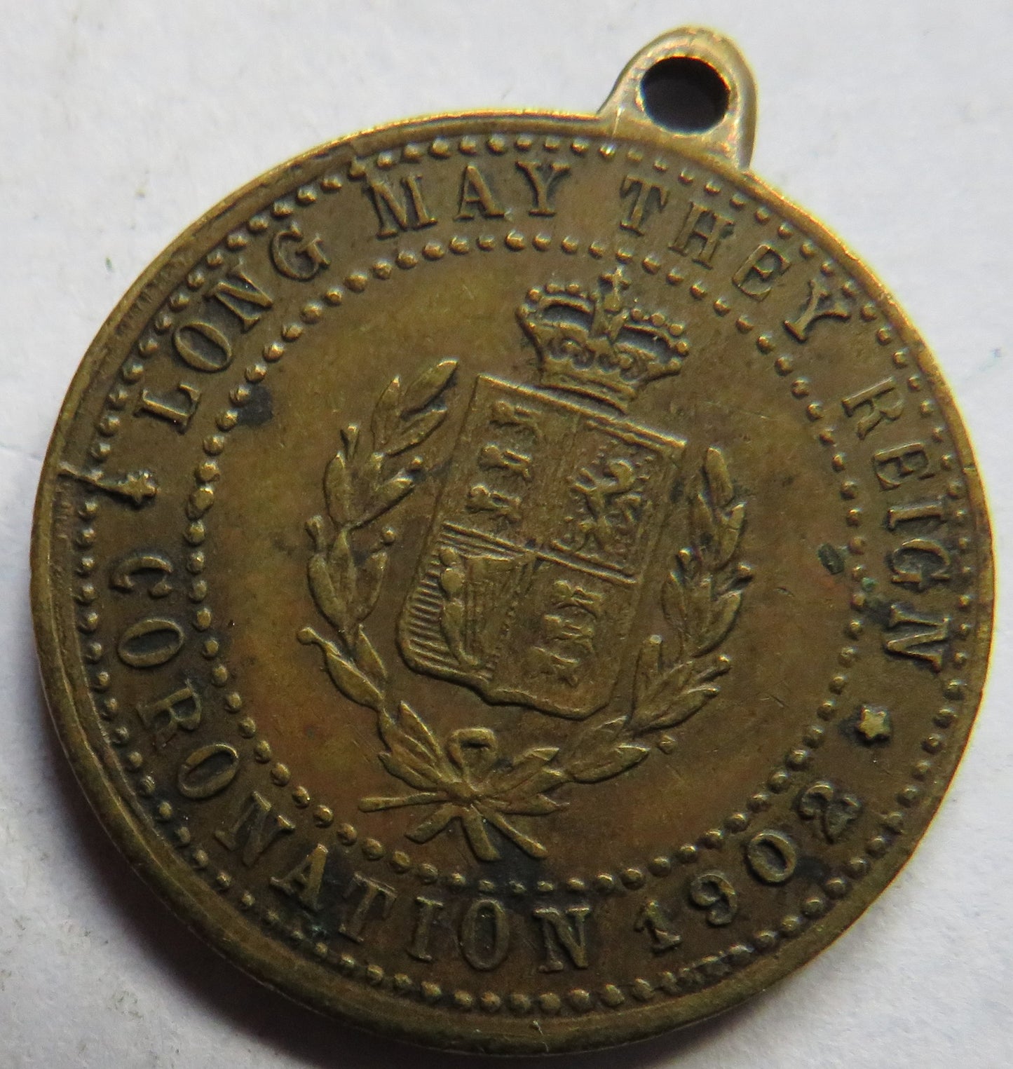 1902 King Edward VII Coronation Souvenir Medal