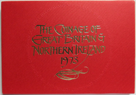 1973 The Coinage of Great Britain & Northern Ireland Proof Set By The Royal Mint image 1