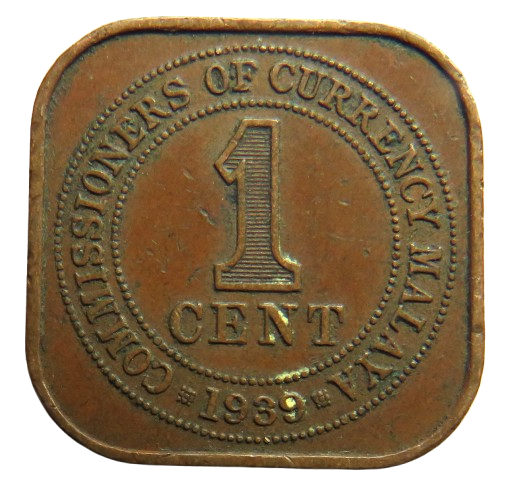 1939 King George VI Commissioners of Currency One Cent Coin