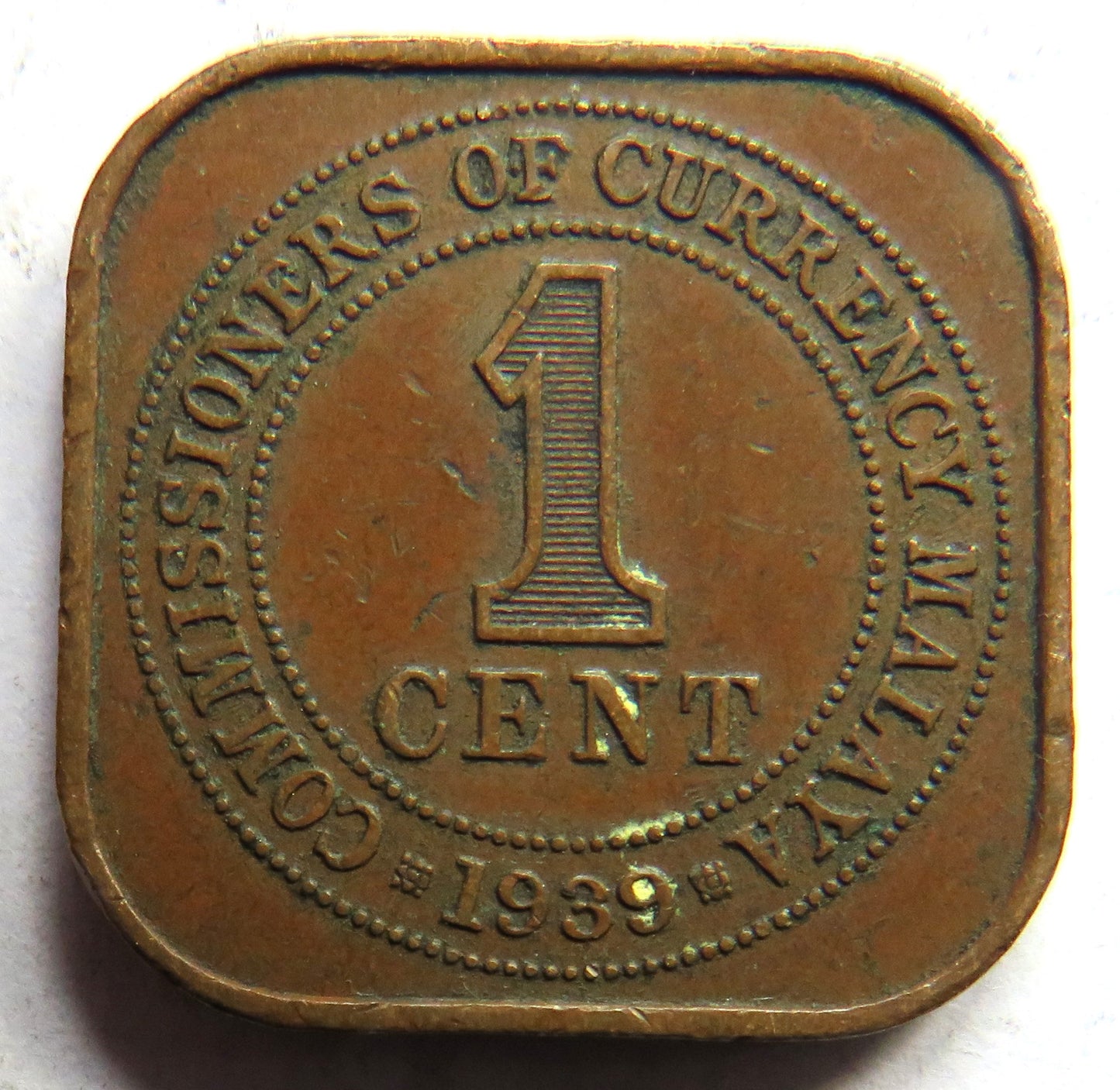 1939 King George VI Commissioners of Currency One Cent Coin