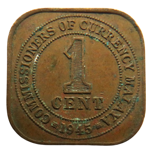 1945 King George VI Commissioners of Currency One Cent Coin