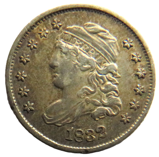 1832 USA Silver Half Dime / 5 Cents Coin High Grade