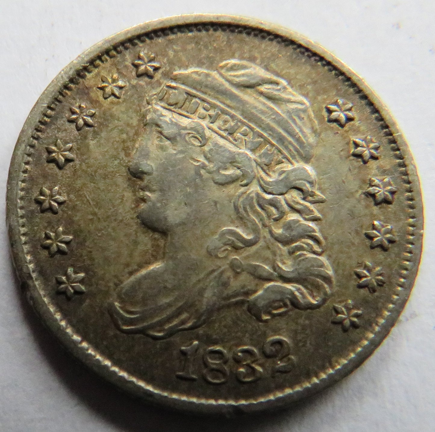 1832 USA Silver Half Dime / 5 Cents Coin High Grade