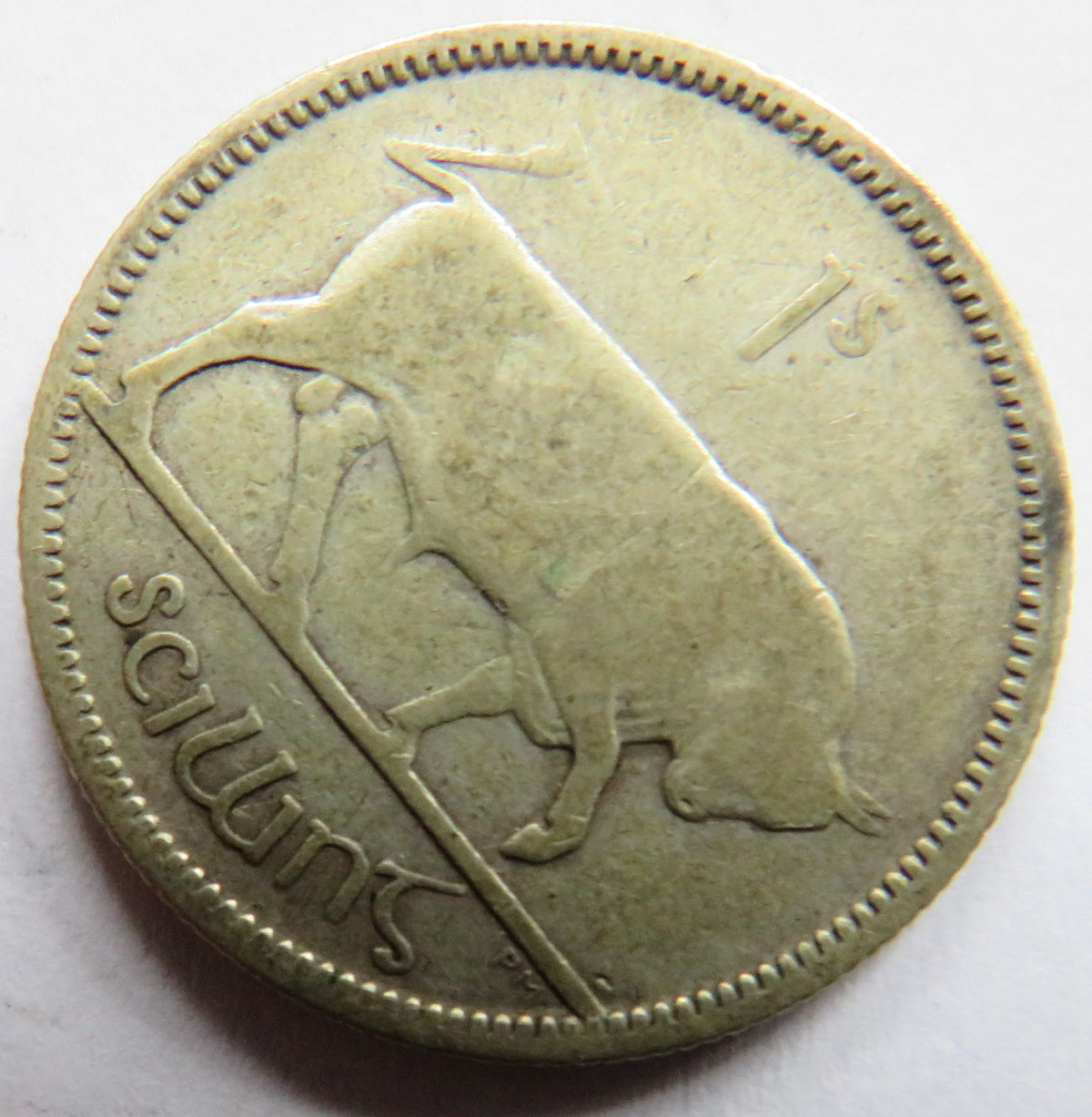 1931 Ireland Eire Silver Shilling Coin
