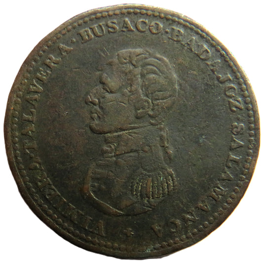 1813 Lower Canada Wellington Cossack One Penny Token