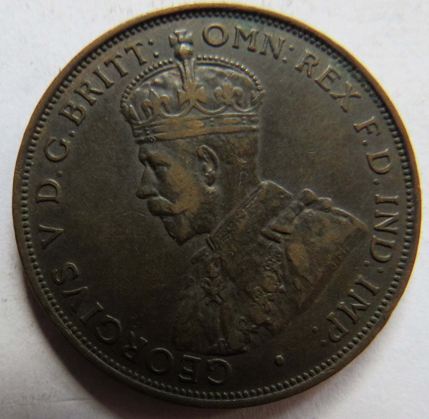 1923 King George V Jersey 1/12th of a Shilling Coin