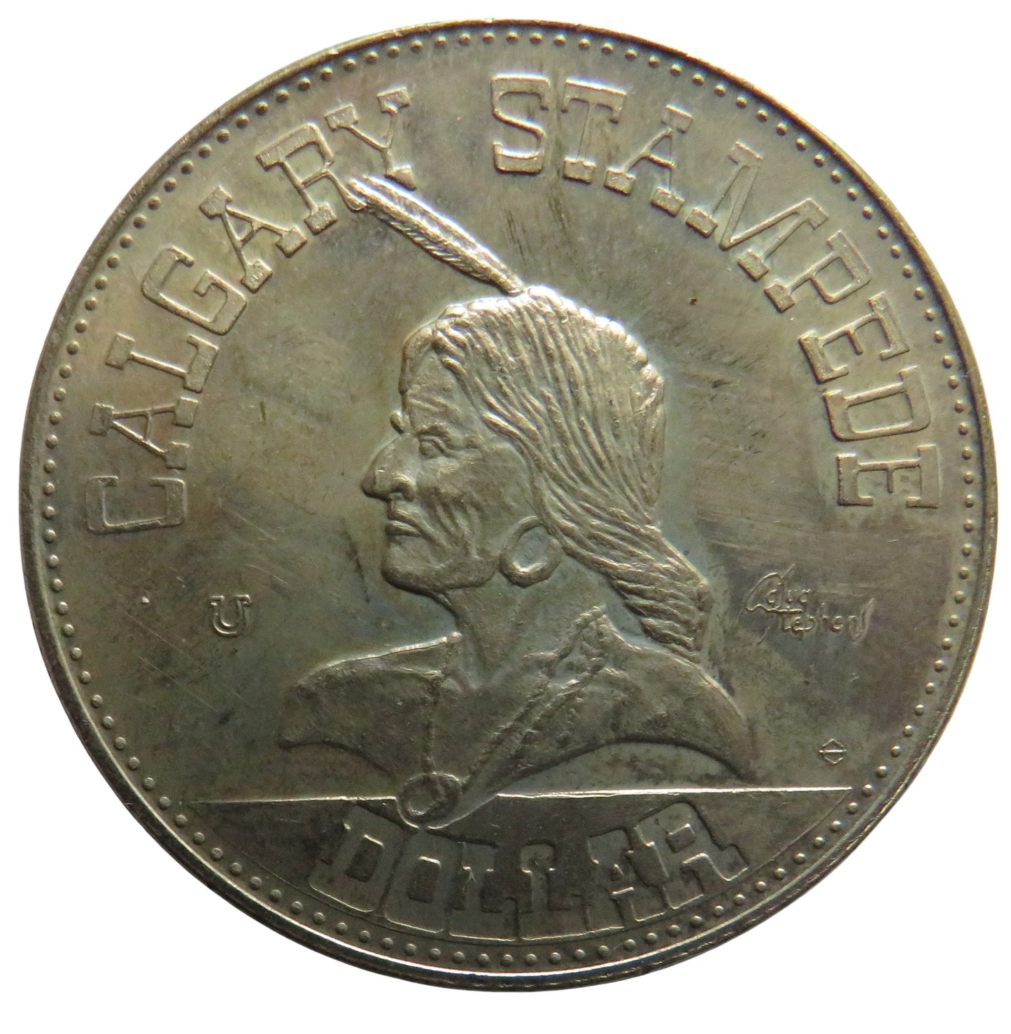 1977 Calgary Stampede $1 One Dollar Token