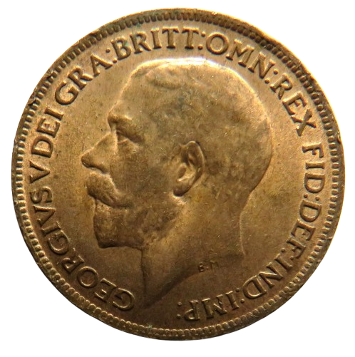 1918 King George V Farthing Coin In Higher Grade - Great Britain