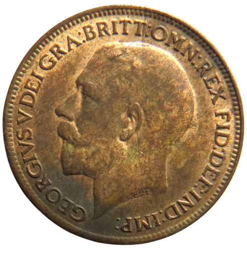 1918 King George V Farthing Coin In Higher Grade - Great Britain