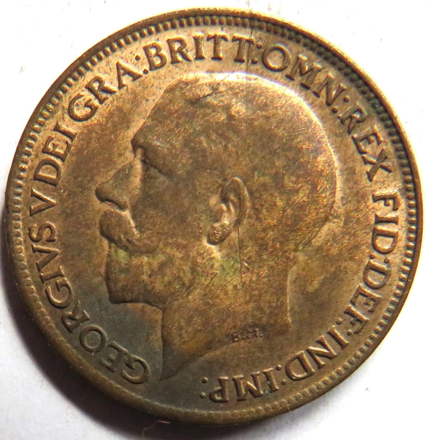 1918 King George V Farthing Coin In Higher Grade - Great Britain