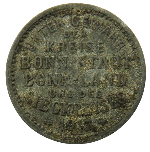 1917 Municipality of Letmathe 10 Pfennig Coin Germany image 1