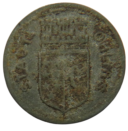 1917 Stadt Ohligs Germany 5 Pfennig Coin