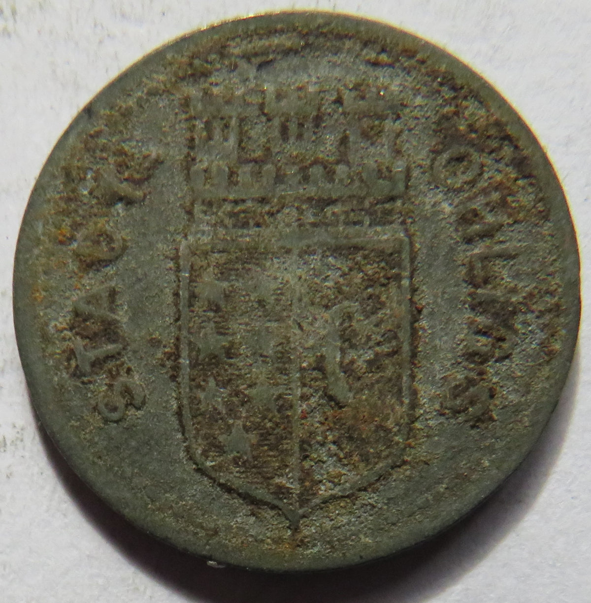 1917 Stadt Ohligs Germany 5 Pfennig Coin image 2
