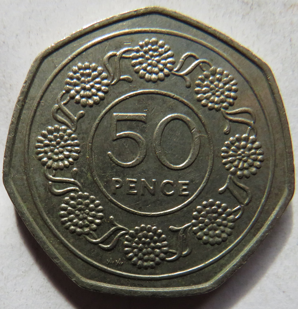 1988 Gibraltar 50p Fifty Pence Coin
