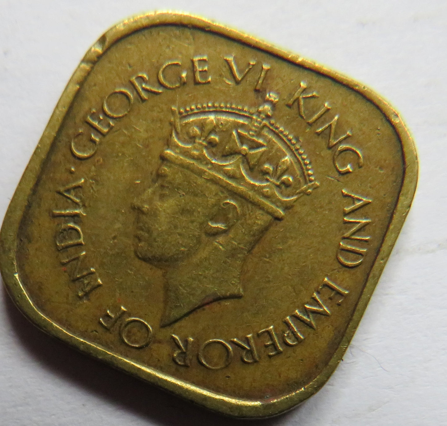 1944 King George VI Ceylon 5 Cents Coin