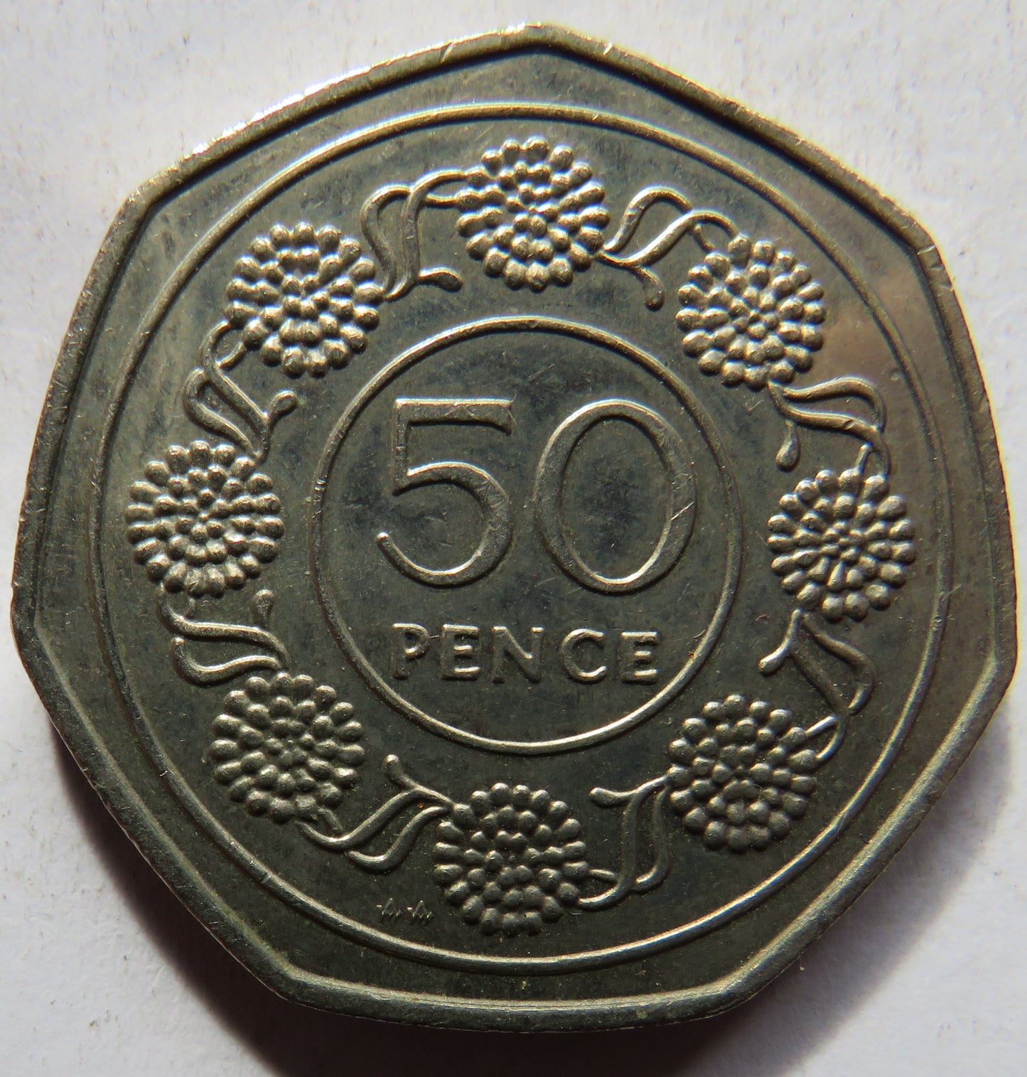 1988 Gibraltar 50p Fifty Pence Coin