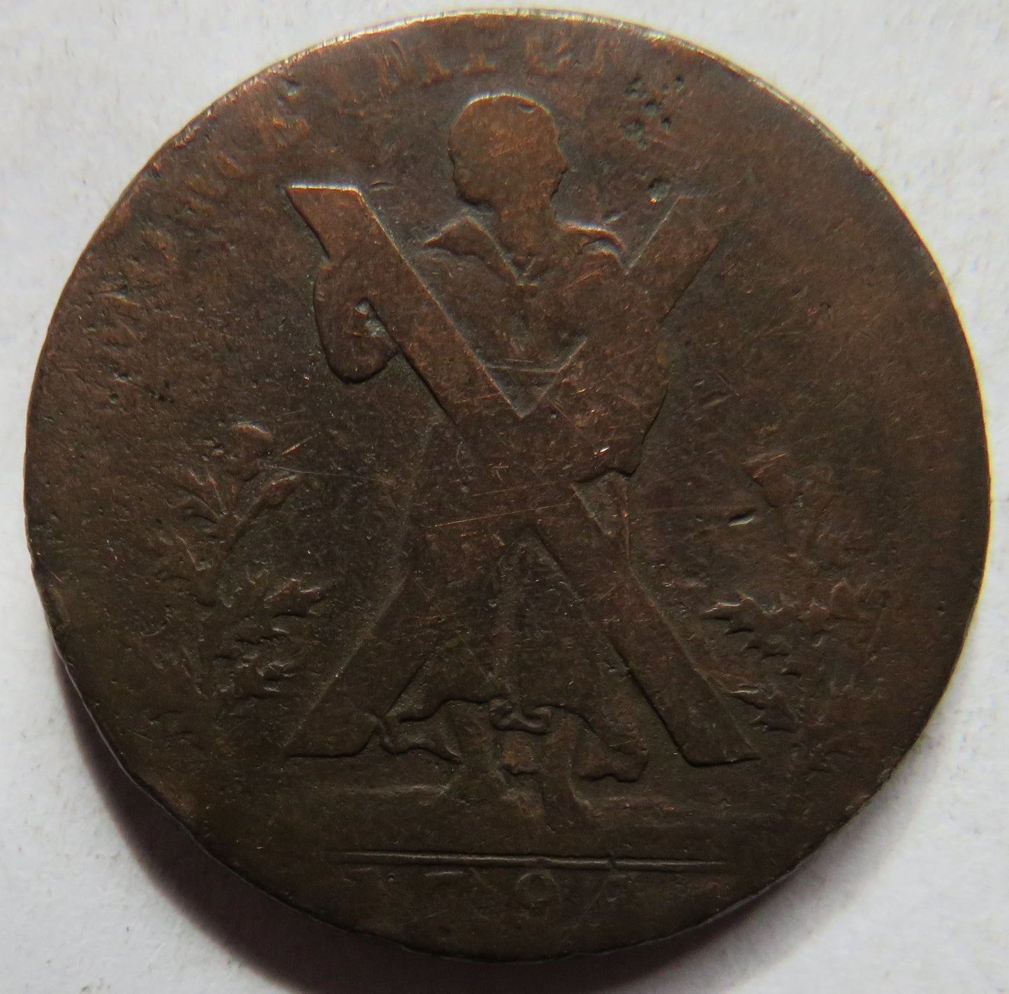 1791 Edinburgh Halfpenny Token