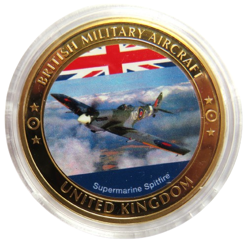 British Military Aircraft "Supermarine Spitfire" Commemorative Coin / Medal