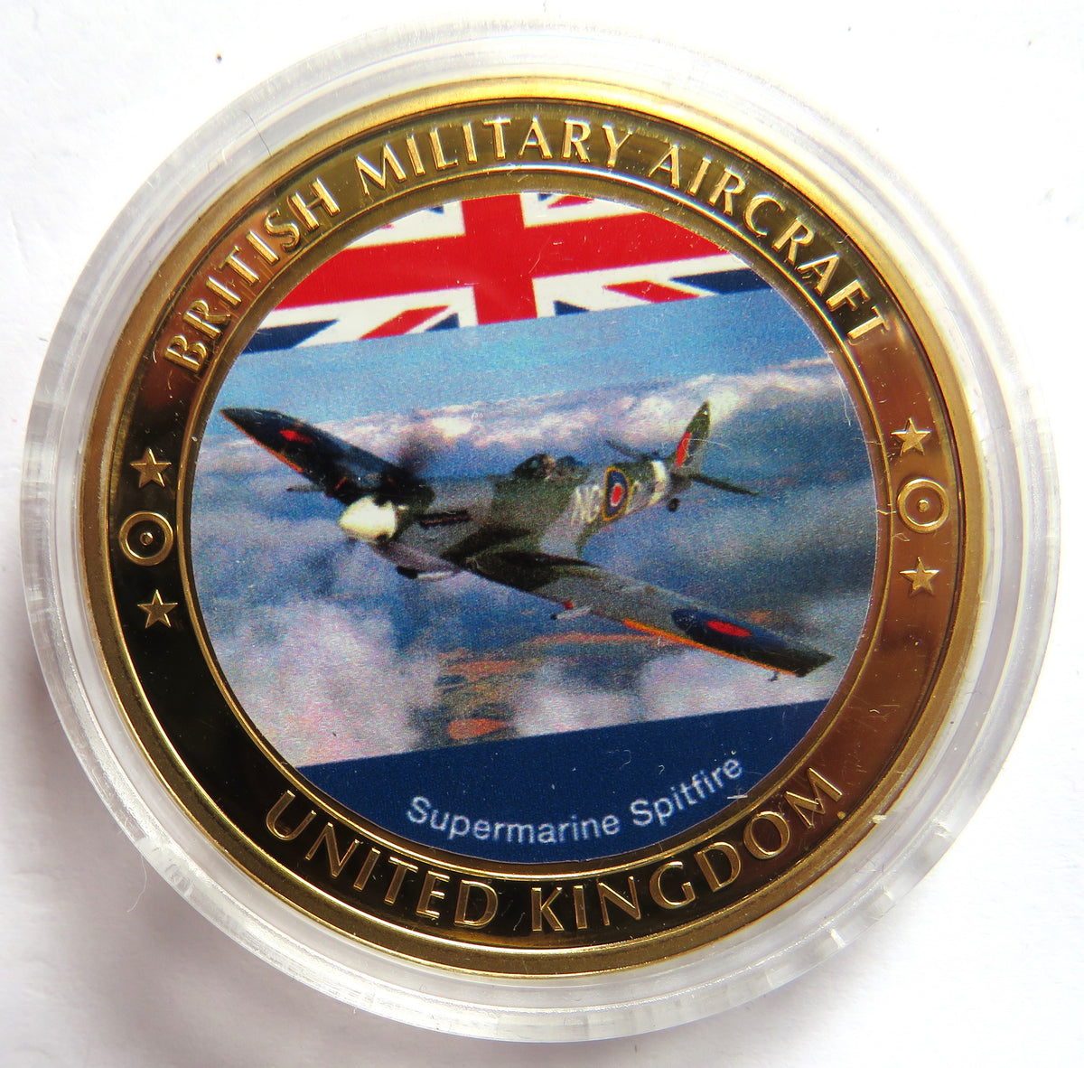 British Military Aircraft "Supermarine Spitfire" Commemorative Coin / Medal