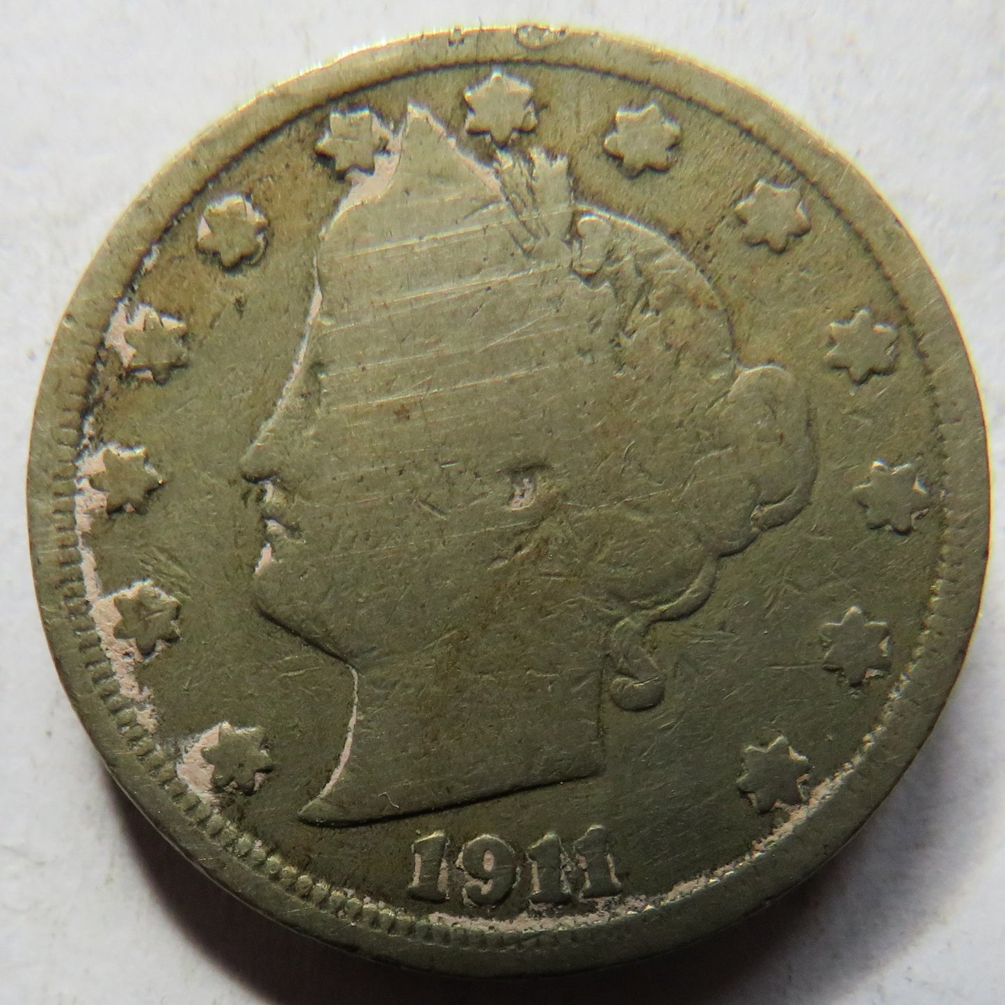 1911 USA Liberty Head Nickel Coin