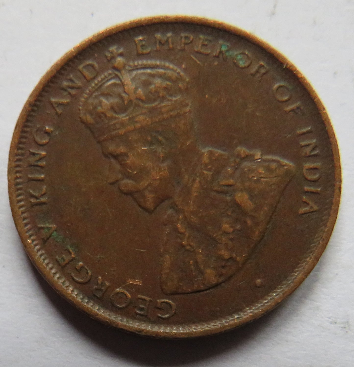 1914 King George V Ceylon One Cent Coin