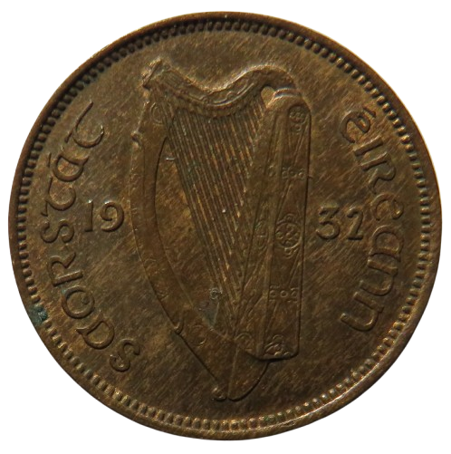 1932 Ireland Farthing Coin In Higher Grade