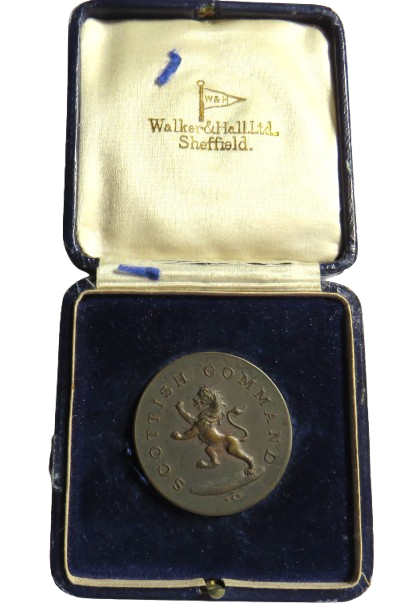 1927 Inter Company Football Runner Up Medal by Walker & Hall