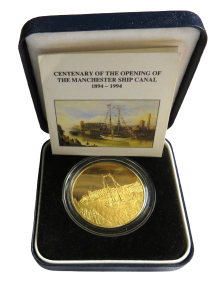 1894-1994 Centenary of the Opening of the Manchester Ship Canal Commemorative Medal