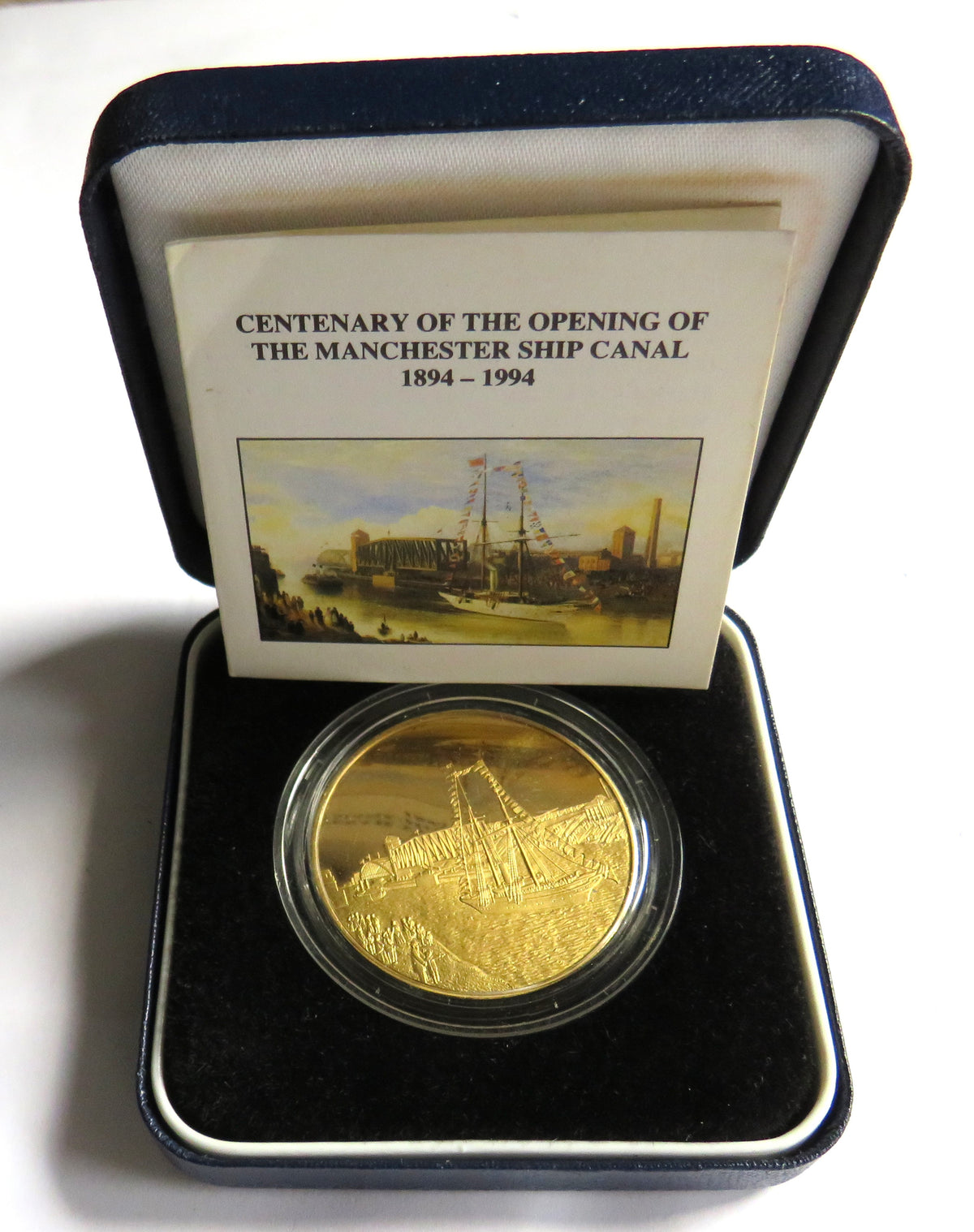 1894-1994 Centenary of the Opening of the Manchester Ship Canal Commemorative Medal