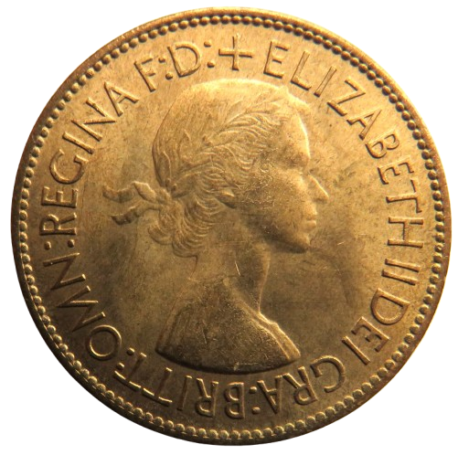 1953 Queen Elizabeth II One Penny Coin In High Grade - Great Britain