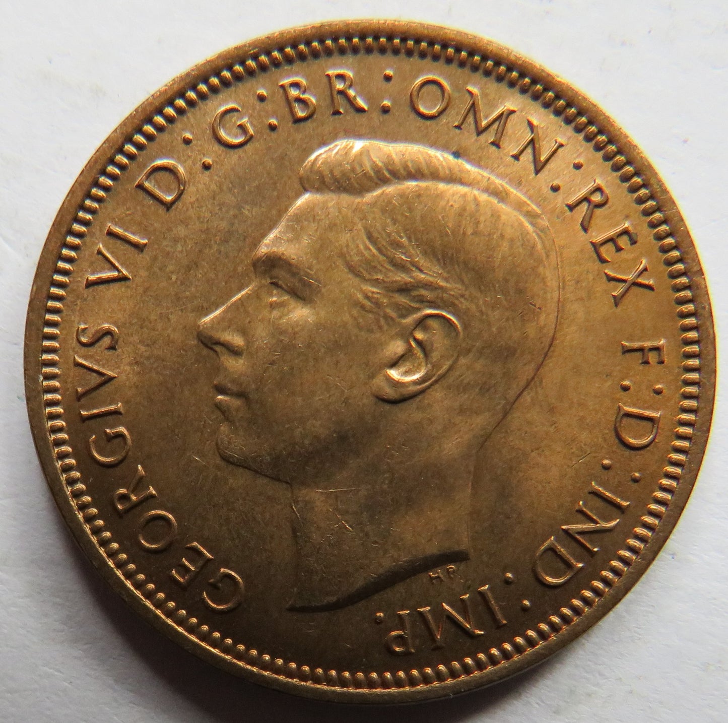 1937 King George VI Halfpenny Coin High Grade - Great Britain