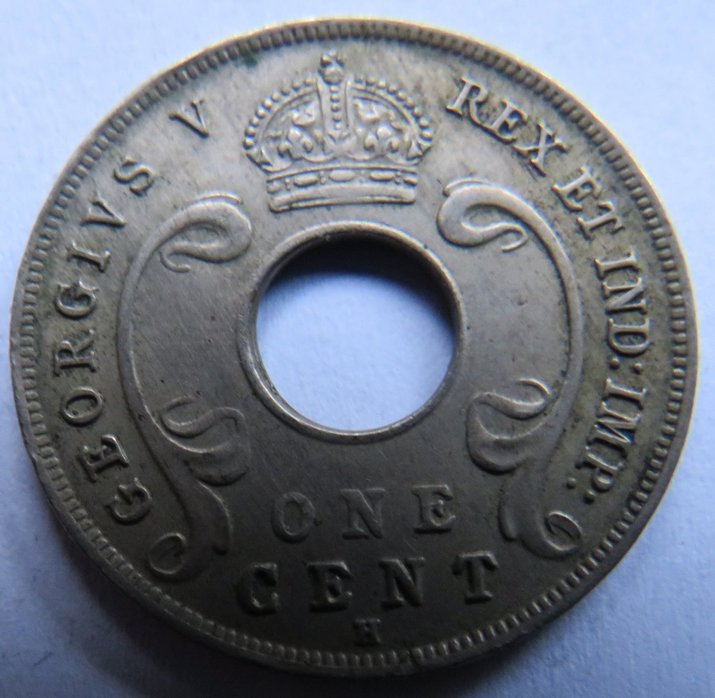 1912 East Africa & Uganda Protectorates One Cent Coin