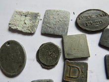Load image into Gallery viewer, Good Collection of Scottish Church Communion Tokens 18th -19thC
