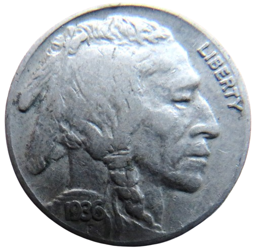 1936 USA Buffalo Nickel Coin