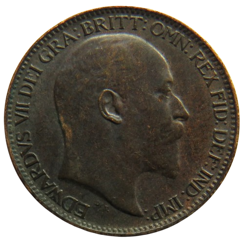 1902 King Edward VII Farthing Coin - Great Britain