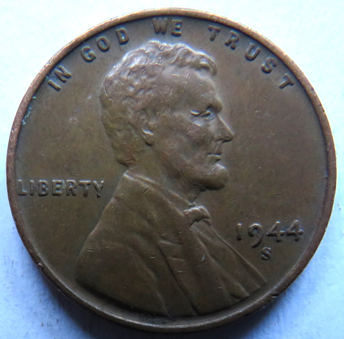 1944-S USA Lincoln One Cent Coin