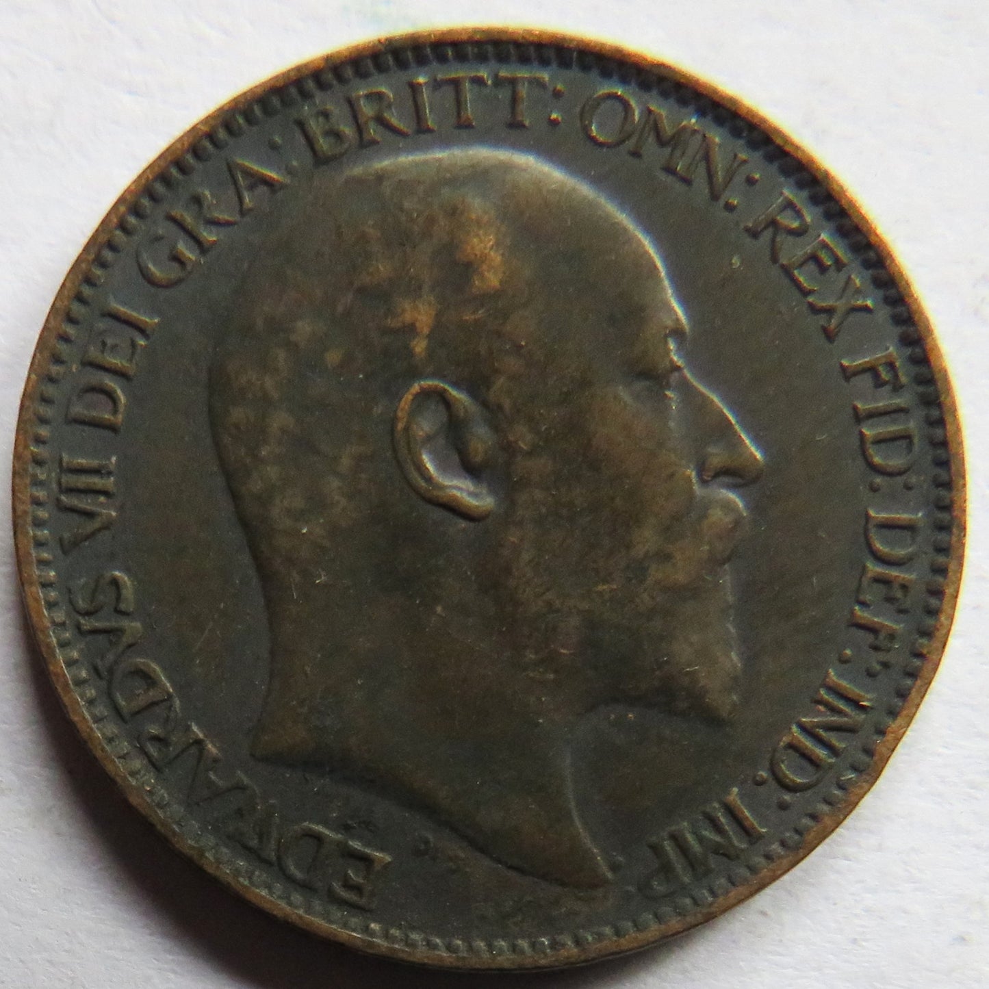 1902 King Edward VII Farthing Coin - Great Britain