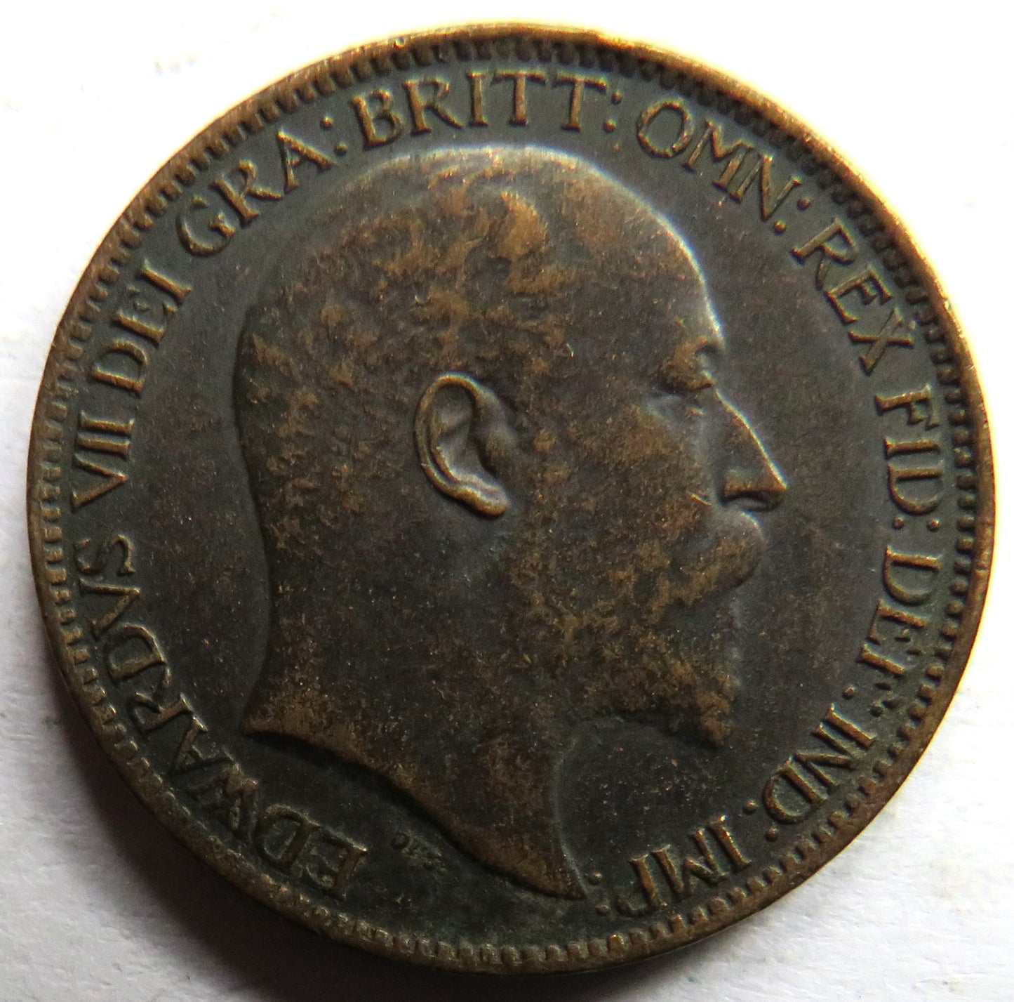 1904 King Edward VII Farthing Coin - Great Britain
