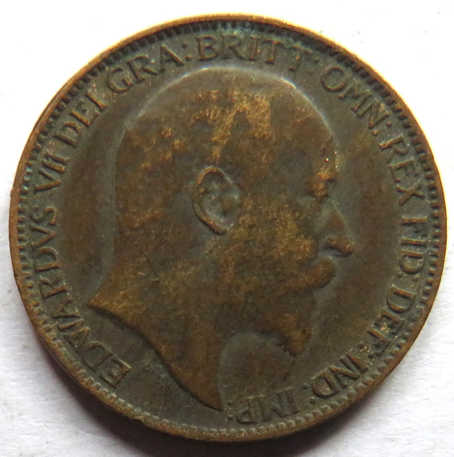 1905 King Edward VII Farthing Coin - Great Britain