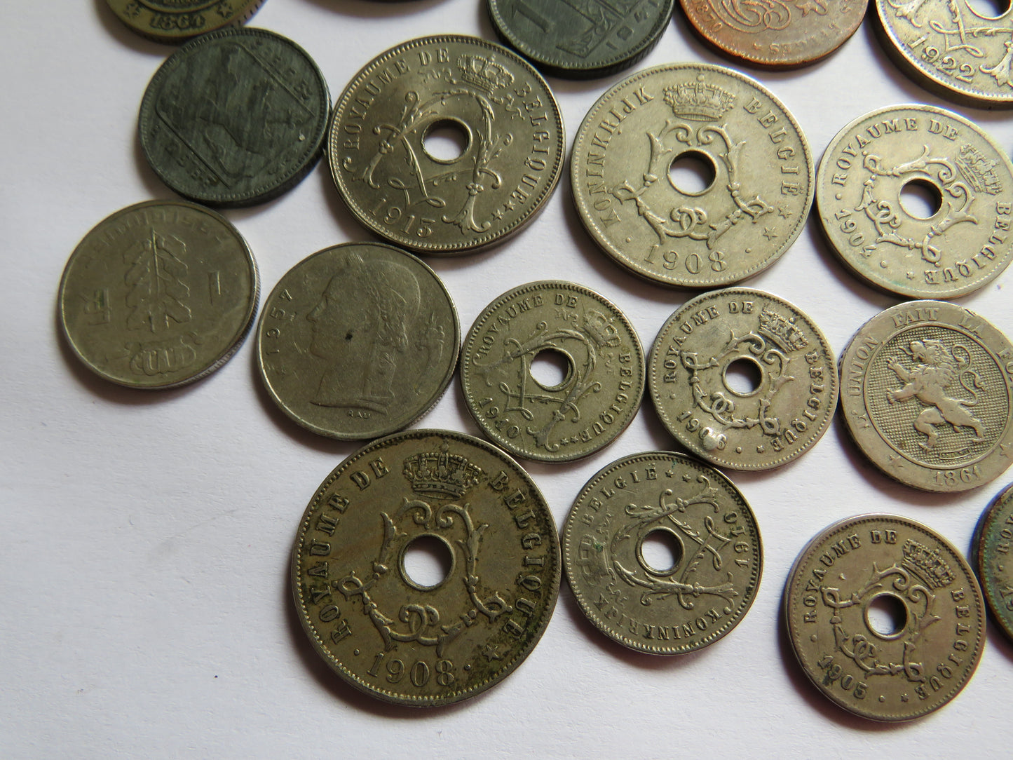 A Good Collection of Old Coins From Belgium