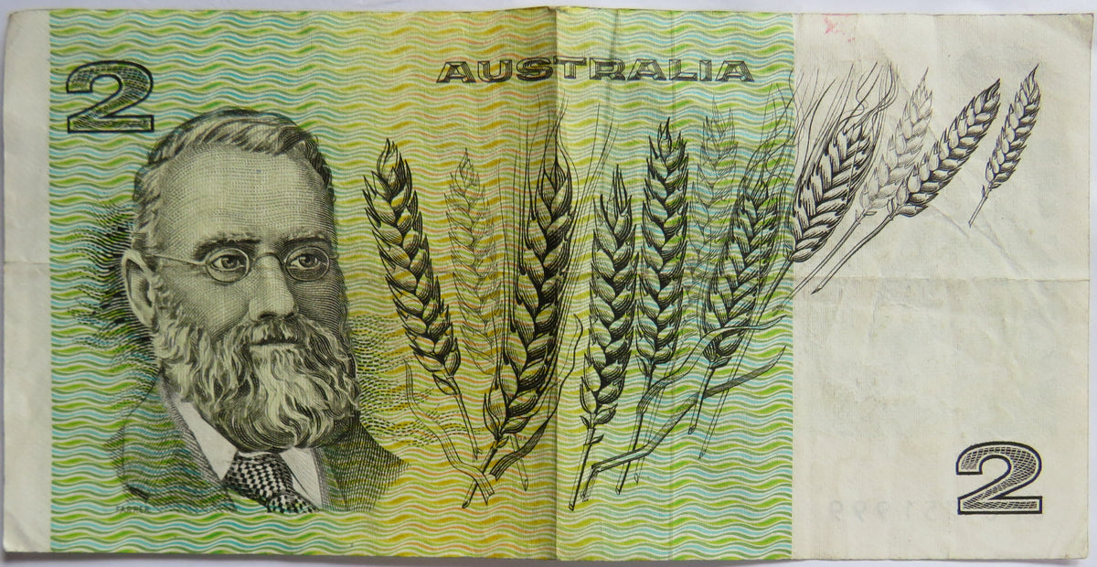 Australia $2 Two Dollars Banknote
