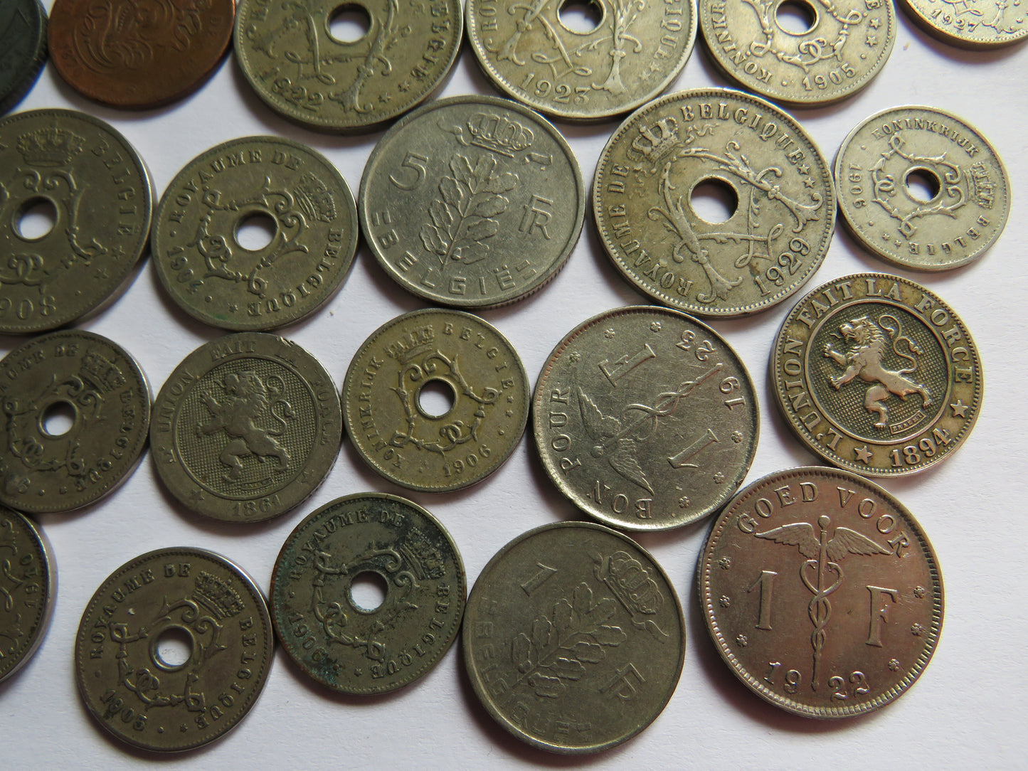 A Good Collection of Old Coins From Belgium