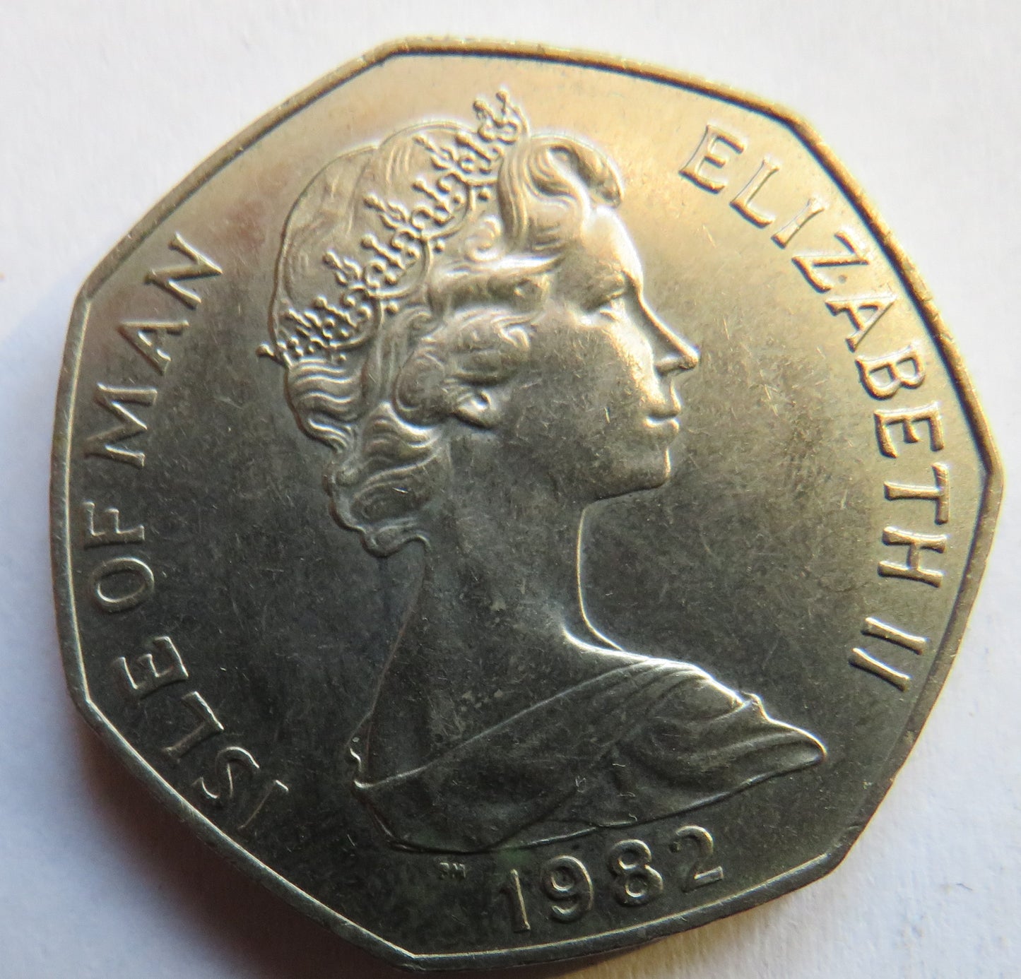 1982 Isle of Man 50p Fifty Pence Coin TT