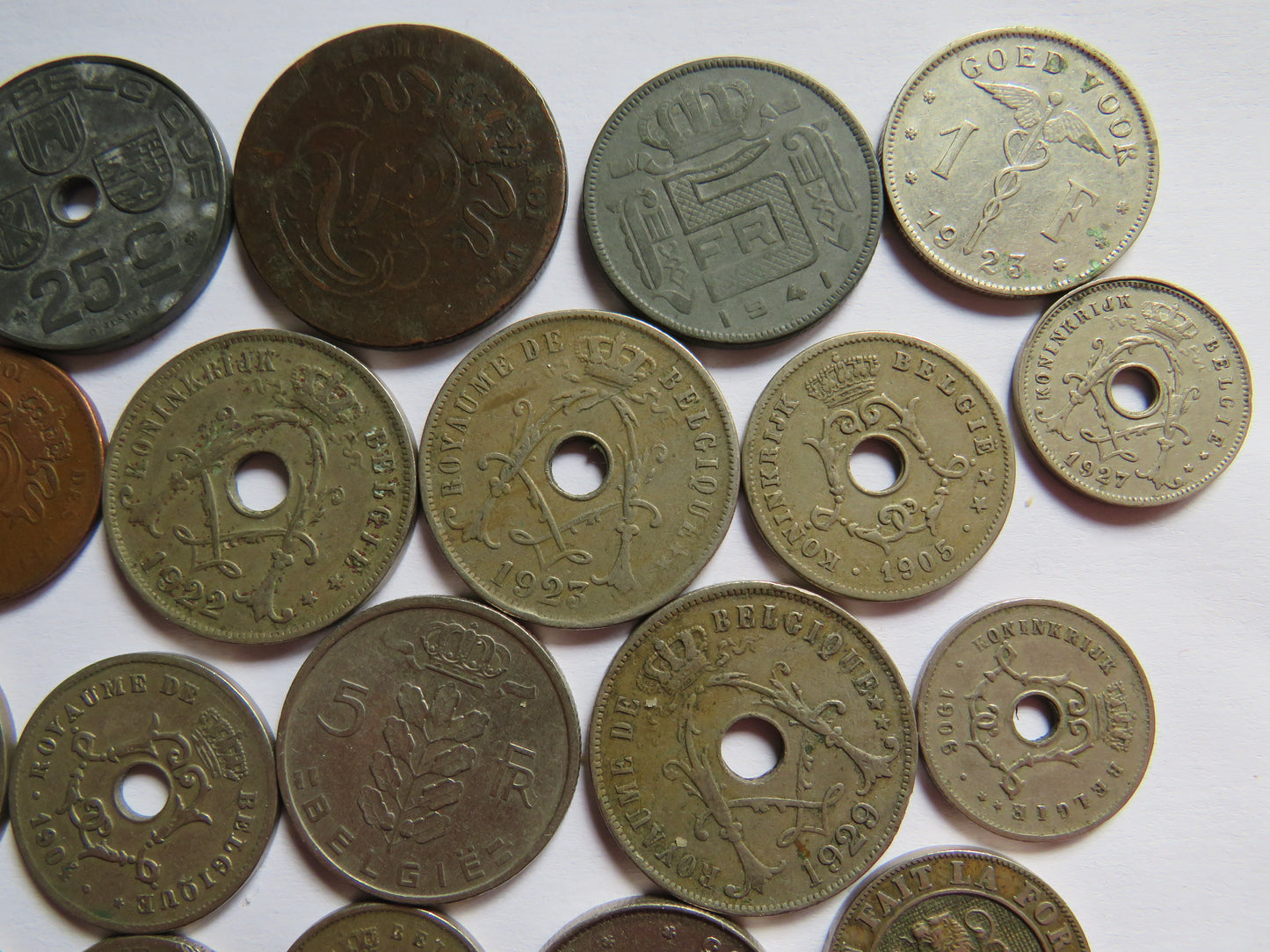 A Good Collection of Old Coins From Belgium