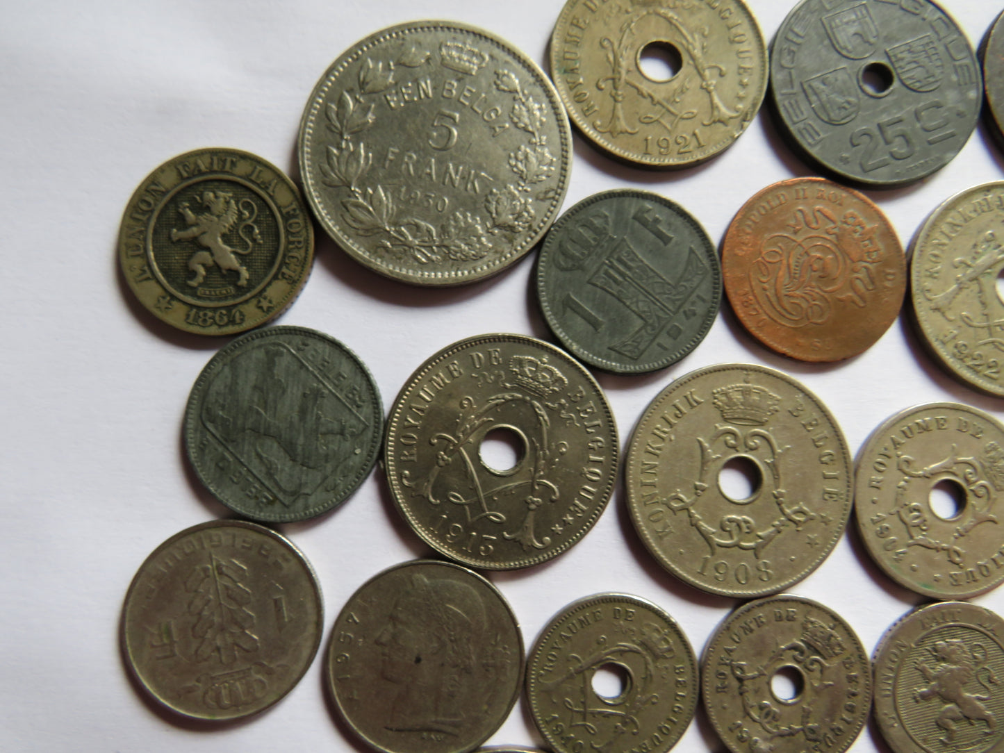 A Good Collection of Old Coins From Belgium