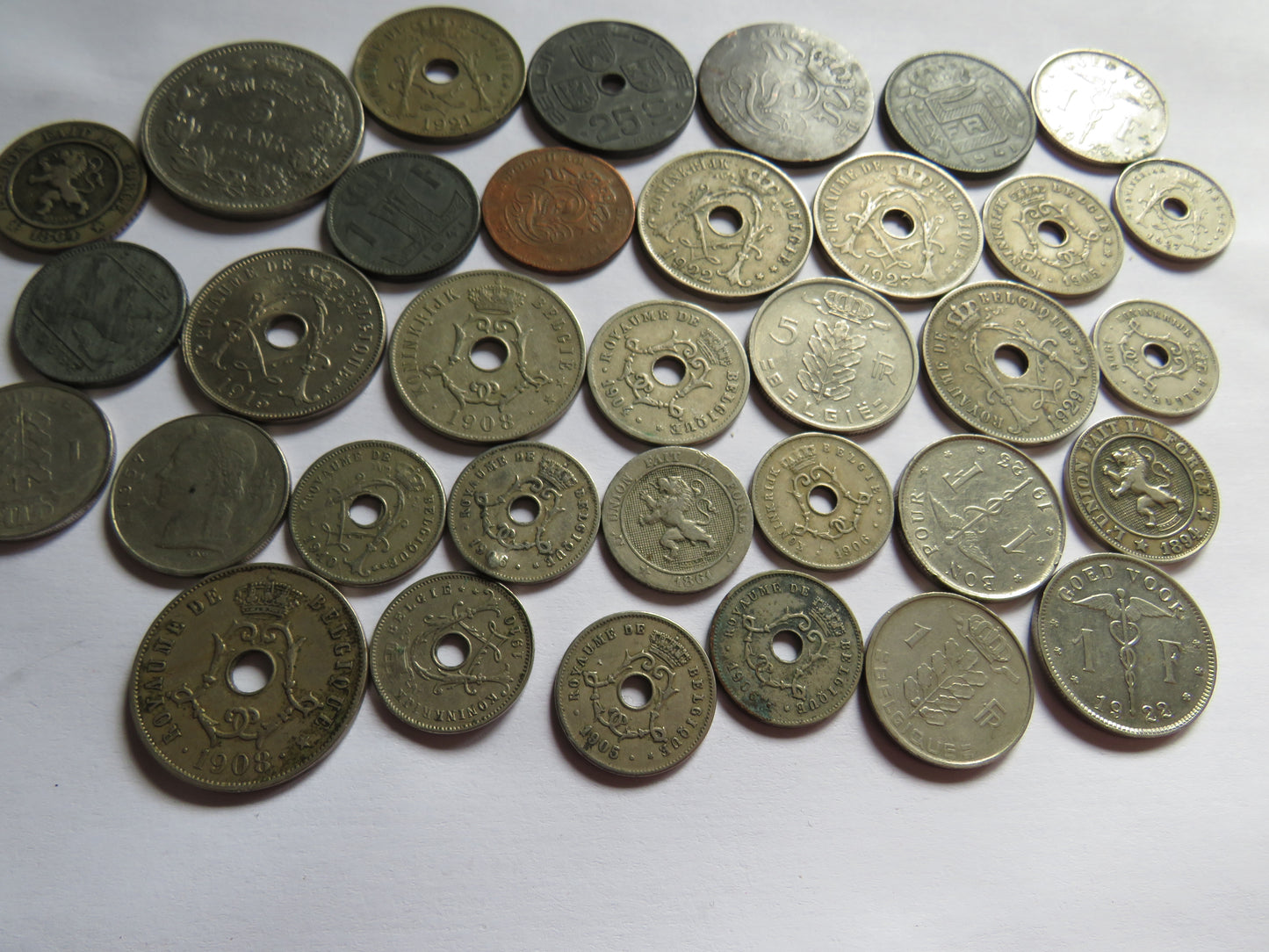 A Good Collection of Old Coins From Belgium